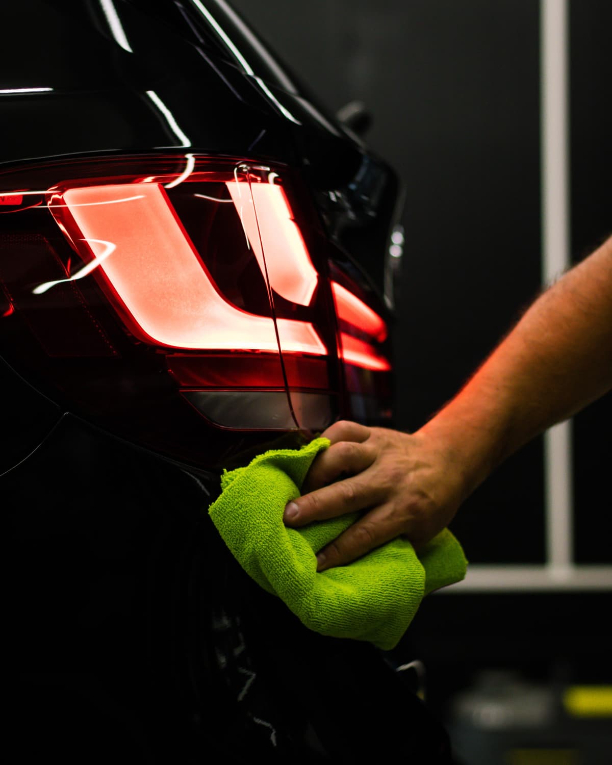 Car wash detail work